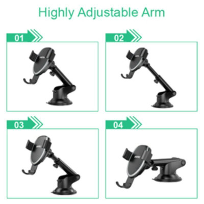 Bộ giá đỡ điện thoại Choetech T536  tích hợp sạc không dây(Hàng chính hãng)