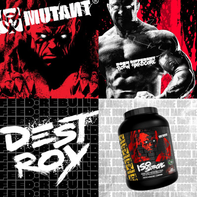 Mutant Iso Surge 5lbs (2.3kg), Whey Protein Sữa Tăng Cơ, Bổ Sung Đạm Phục Hồi và Phát Triển Cơ