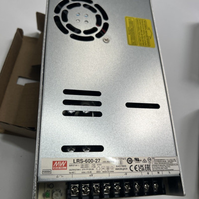 Nguồn tổ ong Meanwell LRS-600-27 (599.4W 27V 22.2A), Hàng nhập khẩu