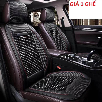 Áo ghế, tấm lót ghế Hạt gỗ cao cấp - chống nóng, chống trượt - dùng cho ô tô, xe hơi, văn phòng