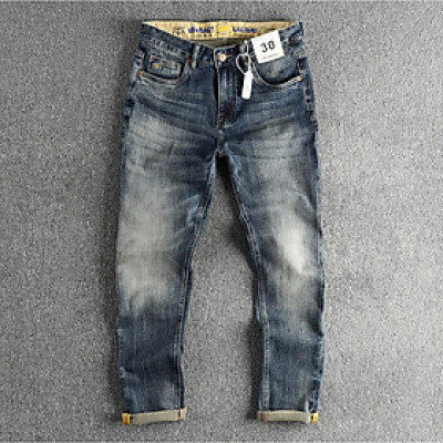 Quần jean bụi phong cách Retro_Biker