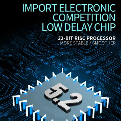 CINCATDY Tai Nghe Bluetooth V5.0 Earbuds Gaming Headphone True Wireless Headset - Hàng Chính Hãng