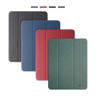 Case bao da chống sốc canvas cho iPad 10.2 inch 2020 / 2021 hiệu Mutural Yashi Series trang bị ngăn đựng bút, thiết kế tản nhiệt, hỗ trợ smartsleep - hàng nhập khẩu