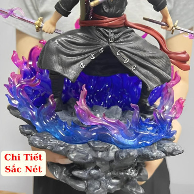 Mô Hình Zoro Quỷ Thần ASURA 3 Đầu 6 Tay 39CM Siêu Ngầu Mô Hình One Piece Cao Cấp, Figure Mô Hình Anmie One Piece Luffy