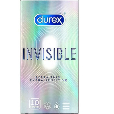 Bcs Durex Invivible Extra Thin - Siêu Mỏng - Nhiều Gel - 100% Hàng Chính Hãng - 10s