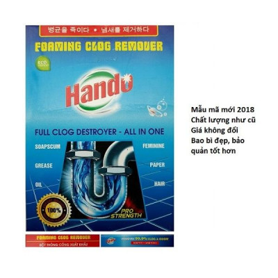 Bộ 8 gói bột thông cống 100g xuất khẩu Hando
