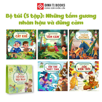 Sách - Truyện Cổ Tích Việt Nam - Song Ngữ Việt Anh - Đinh Tị Books
