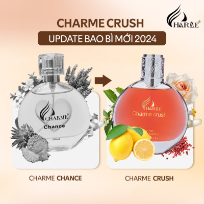 Nước Hoa Nữ CHARME CRUSH - 100m Lưu Hương Lâu Phong Cách Nữ Tính, Tươi Mát, Dịu Dàng - Nước Hoa Chính Hãng