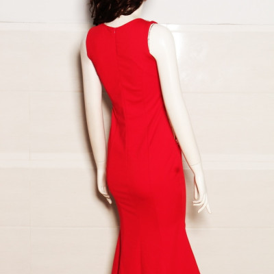 Đầm lai loe kết eo sang trọng MS 2335