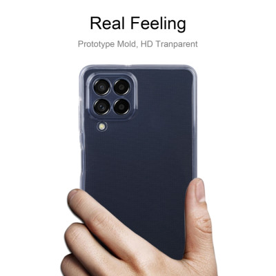 Ốp lưng silicon dẻo trong suốt mỏng 0.6mm cho Samsung Galaxy M53 5G hiệu Ultra Thin độ trong tuyệt đối chống trầy xước - Hàng nhập khẩu