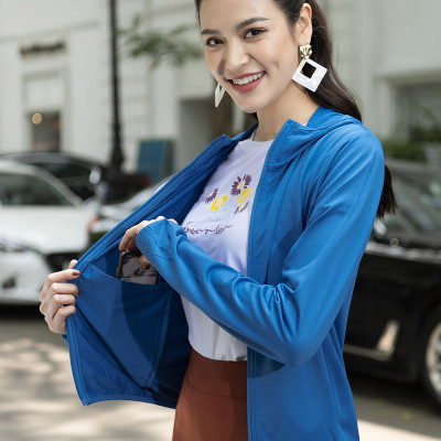 Áo Khoác Chống Nắng Nữ LUPERI ACN01 vải dày dặn chống tia UV gây hại cho da có khóa 2 bên tặng khẩu trang kháng khuẩn