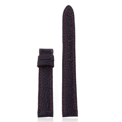 HJ8112-13-14 - Dây đồng hồ Huy Hoàng da bò size 12, 14 màu nâu đen, tím đậm, nâu bạc