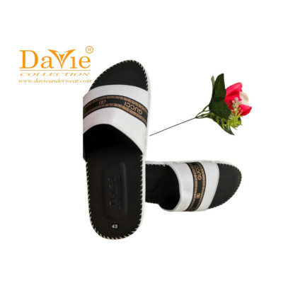 Dép Dvsd01 Chất Liệu Da, Đế Cao Su Bền Đẹp Chất Lượng Cao