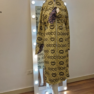 Áo chống nắng nữ, Áo chống nắng dài, Áo chống nắng toàn thân 2 lớp vải thô, họa tiết Hottrend 2019 - Nikendo (Giao màu ngẫu nhiên)