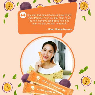 Bột Peptide COZO Oligo Peptide Giúp Tăng Cường Sản Xuất Collagen, Chống Lão Hóa, Làm Trắng Da và Dưỡng Ẩm 