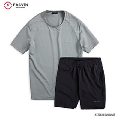 Bộ quần áo thể thao nam FASVIN AT22511.HN chất vải mềm nhẹ co giãn thoải mái