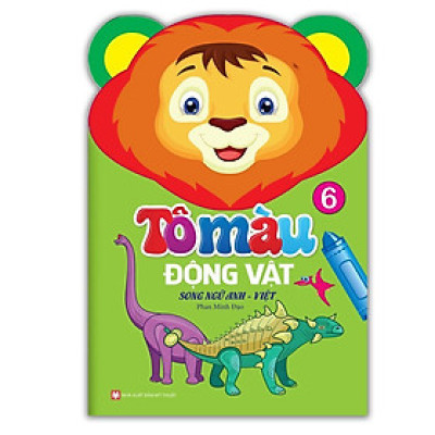 Sách - Tô Màu Động Vật - Song Ngữ Anh Việt - Tập 6 - Minh Thắng