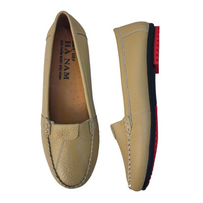 Giày Mọi Nữ Đế Bệt Da Bò Thật TiTi ĐÔ Cao Cấp GBBN2049