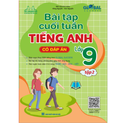 Sách - Global Success Bài Tập Cuối Tuần Tiếng Anh Lớp 9 (Có đáp án)