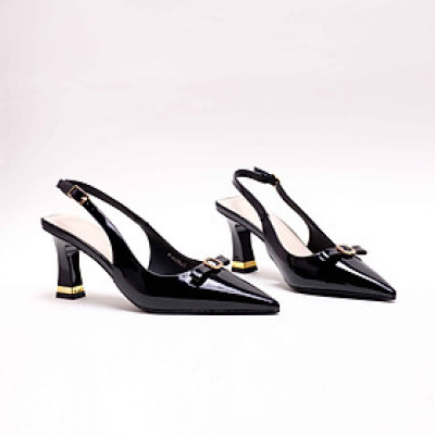 Giày Slingback Bóng Trơn 7P PABNO PN12029