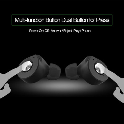 Tai nghe Bluetooth 4.1 In-ear Stereo Deep Bass không dây Yuer True 