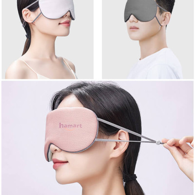 Bịt Mắt Ngủ Lụa Mềm 2 Mặt Ấm Và Mát Mặt Nạ Che Mắt Ngủ Vải Lưới Thoáng Khí Cao Cấp