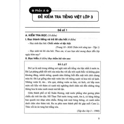 Sách - Bộ Đề Kiểm Tra Môn Tiếng Việt Lớp 3 - Dùng Kèm SGK Chân Trời Sáng Tạo - Lê Thị Nương - Hồng Ân