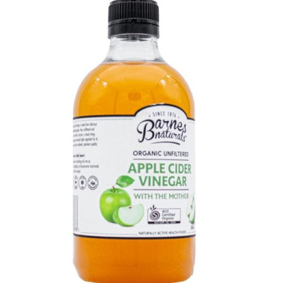  Giấm Táo Hữu Cơ Barnes Naturals (có giấm cái) 500ml