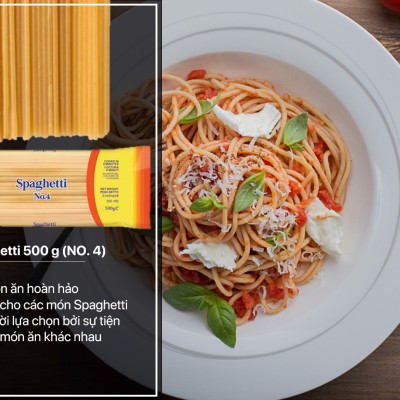 COMBO 2 Gói Mì Ý Spaghetti Số 4 Biondi 500g | Biondi Spaghetti No.4 500g