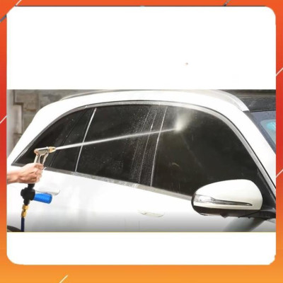 Bộ dây vòi xịt nước rửa xe, tưới cây ,tăng áp 3 lần,loại 3m,5m 206701-3 đầu đồng,cút đồng nối đồng nhựa+  đai
