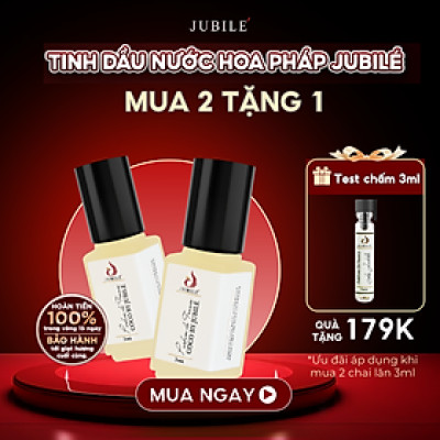 Chance by Jubilé - Tinh dầu nước hoa Pháp Nữ Minisize Dạng lăn 3ml Thơm Lâu, Sang Trọng, Quyến Rũ