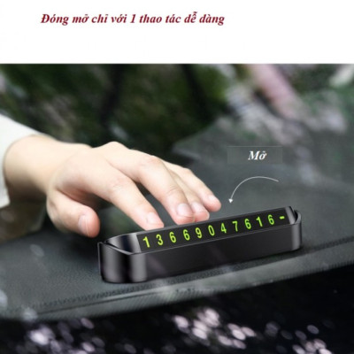 Bảng Ghi Số Điện Thoại Ô Tô, Thẻ Đỗ Xe Hiển Thị Số Điện Thoại Gắn Taplo Xe Hơi,Ô Tô Tiện Lợi
