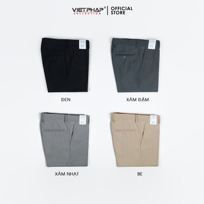 Quần Tây Nam VIỆT PHÁP Form Classic Có Ly Chất liệu Cao Cấp Chống Nhăn, Độ Bền Cao 2028