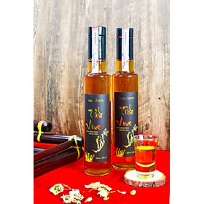 Combo 4 chai Rịu Sâm Đông trùng hạ thảo [MUA 3 TẶNG 1]Rịu Tiến Vua Đông Trùng Hạ Thảo Vacofarm Chai 300ml - Bồi bổ sức khỏe, làm chậm lão hóa