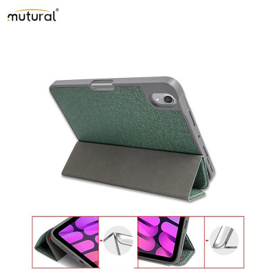 Bao da chống sốc cho iPad Air 6 13inch M2 2024 hiệu Mutural trang bị ngăn đựng bút, thiết kế tản nhiệt, hỗ trợ smartsleep - Hàng chính hãng
