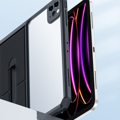 Ốp lưng chống sốc cho iPad Pro 11inch M4 , Pro 13inch M4 , Air 6 11inch M2 , Air 6 13inch M2 , Gen 7/8/9 , Mini 7, Mini 6, Gen 10 , Pro 11inch 2020/2021/2022 , Pro 12.9inch 2020/2021/2022 chính hãng XUNDD có giá đỡ 3 chế độ - Hàng chính hãng