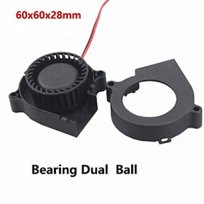 1 Pieces Gdstime 14V Ball Bearing Blower Fan 60mm x 18mm Turbo DC Cooling Fan 60x18mm 6018 exhaust fan centrifugal blower 14V