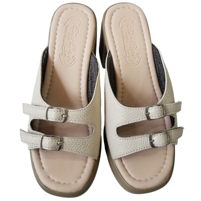 Dép Cao Gót Nữ BIGGBEN Da Bò Cao 7 Phân DCG102