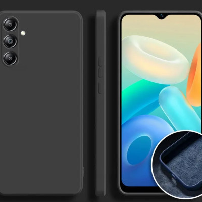 Ốp Lưng Dành Cho Samsung Galaxy A05s Silicone Dẻo Lót Nhung Nỉ Chống Sốc chống bẩn hạn chế bám vân tay - Hàng Nhập Khẩu