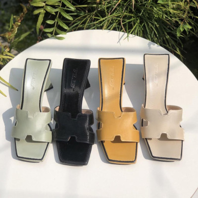 Guốc nữ 5 phân chữ H hot trend trẻ trung năng động 21421