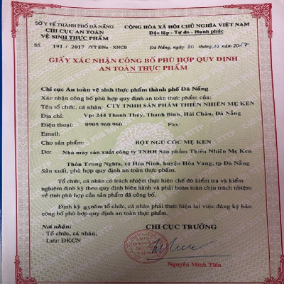 Bột ngũ cốc Mẹ Ken 1kg (2 gói mỗi gói 500gr) bổ sung dưỡng chất, lợi sữa chính hãng Mẹ Ken