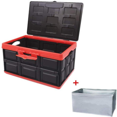 Hộp để đồ đa năng gấp gọn để cốp sau ô tô, xe hơi cao cấp dung tích 30 lít