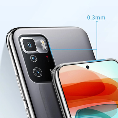 Ốp lưng silicon dẻo cho Redmi Note 10 5G / Note 10T 5G / Poco M3 Pro hiệu Ultra Thin mỏng 0.6mm độ trong tuyệt đối chống trầy xước (trong suốt) - Hàng nhập khẩu