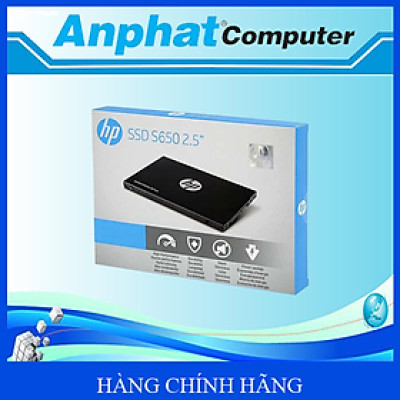 Ổ cứng SSD hiệu HP Model S650 120GB SATA3 2.5" - Hàng Chính Hãng