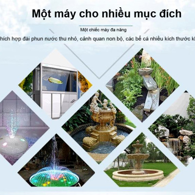 Máy bơm nước ATMAN AT3000 35W, 3000L/Hr lọc nước hồ cá koi, bơm sinh hoạt, tiểu cảnh, đài phun nước cao cấp