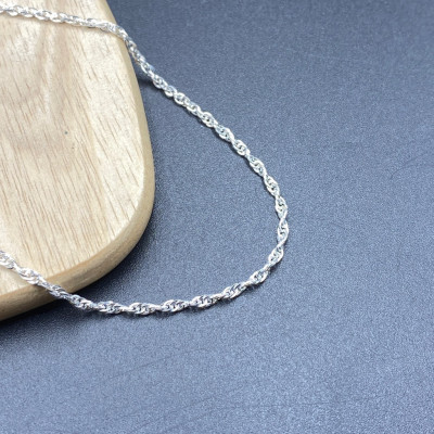 Dây Chuyền Vòng Cổ Bé Trai Bạc Ta Không Xi Mạ Bạc Hiểu Minh DTE082