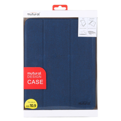 Case bao da chống sốc canvas cho iPad 10.2 inch 2020 / 2021 hiệu Mutural Yashi Series trang bị ngăn đựng bút, thiết kế tản nhiệt, hỗ trợ smartsleep - hàng nhập khẩu