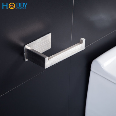 Kệ để cuộn giấy vệ sinh dán tường inox 304 Hobby Home Decor G12 có keo