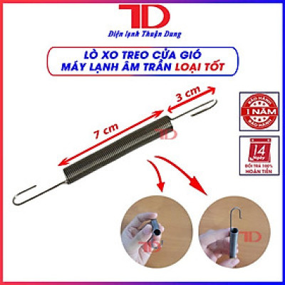 Lò xo treo cửa gió điều hòa loại tốt, Lx treo cửa gió, mặt gió, louver... điều hòa máy lạnh âm trần Tốt, Hàng nhập khẩu, Điện lạnh Thuận Dung