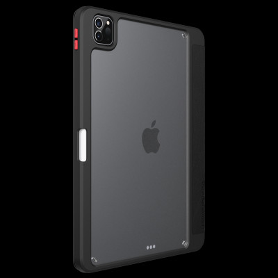 Bao da dành cho iPad Pro 11 inch 2020/2021 M1 Nillkin Bevel Leather Case (Có khe cắm bút Apple Pencil) - Hàng Nhập Khẩu